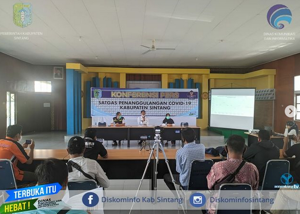 Press Release Terkait Perkembangan Terkini  Penanganan Covid-19 di Kabupaten Sintang