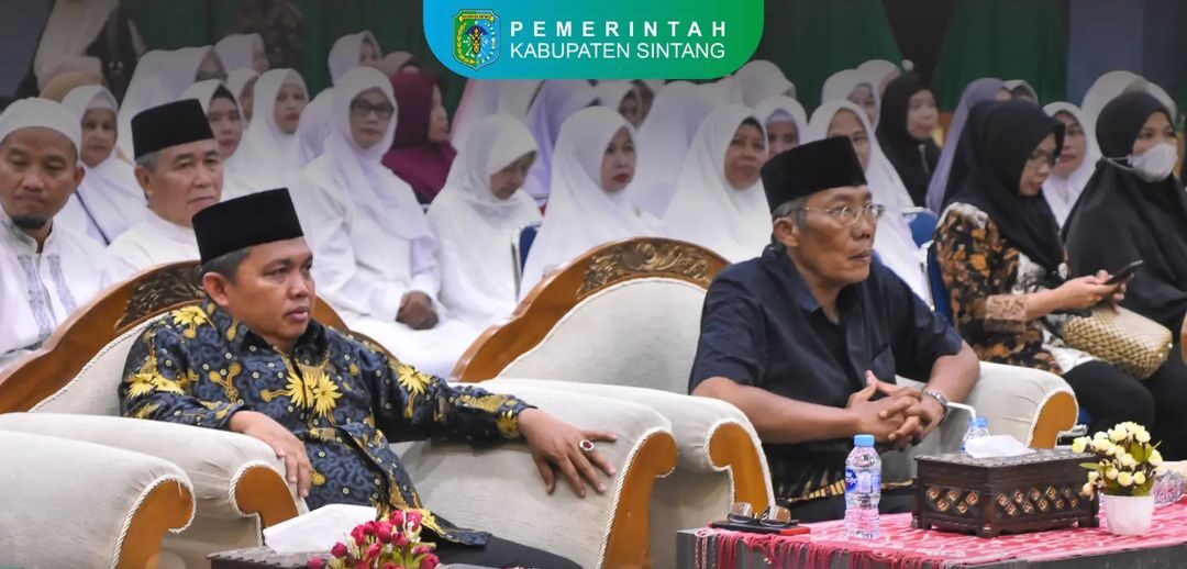 Pelaksanaan kegiatan ramah tamah bersama calon jamaah Haji asal Kabupaten Sintang tahun 2023