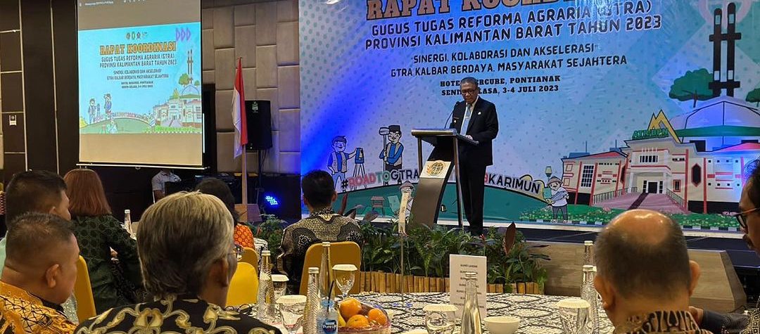 Bupati Sintang hadiri rapat koordinasi gugus tugas reforma agraria Provinsi Kalimantan Barat Tahun 2023