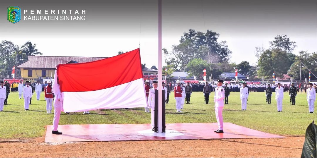 Pemkab Sintang gelar Upacara Bendera Peringatan HUT RI ke-78 Tahun 2023