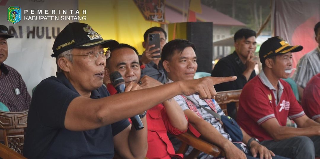 Bupati Sintang tutup Turnamen Olahraga antar desa se-Kecamatan Binjai Hulu