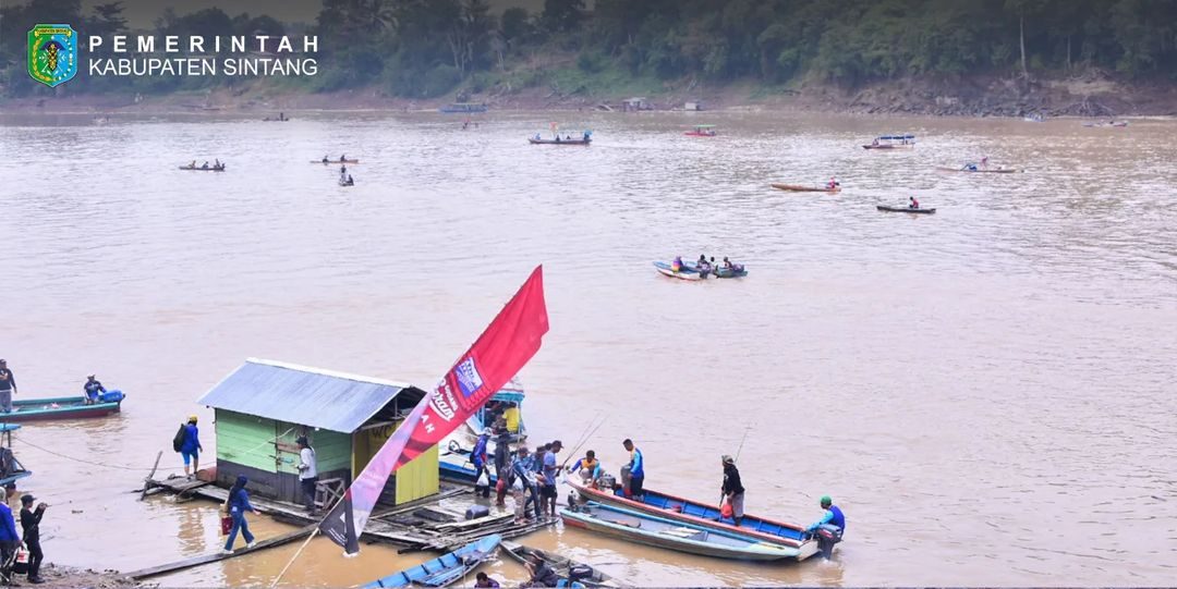 Bupati Sintang buka Festival Olahraga Rekreasi Turnamen Mancing se-Kapuas Raya 2023