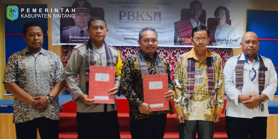 Wakil Bupati Sintang lantik Pengurus Daerah Perkumpulan Batak Kabupaten Sintang