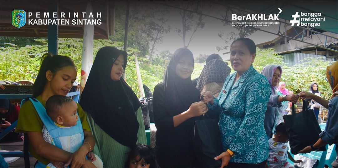 Wakil Bupati Sintang Hadiri Kampanye Gerakan Sadar Konsumsi Pangan B2SA Intervensi Stunting Tahun 2023
