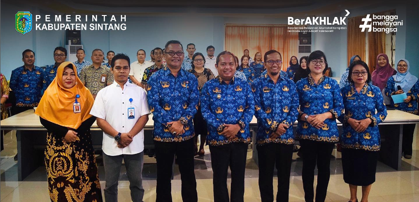 Wakil Bupati Sintang Pimpin Rapat Review Kinerja TPPS Kabupaten Sintang