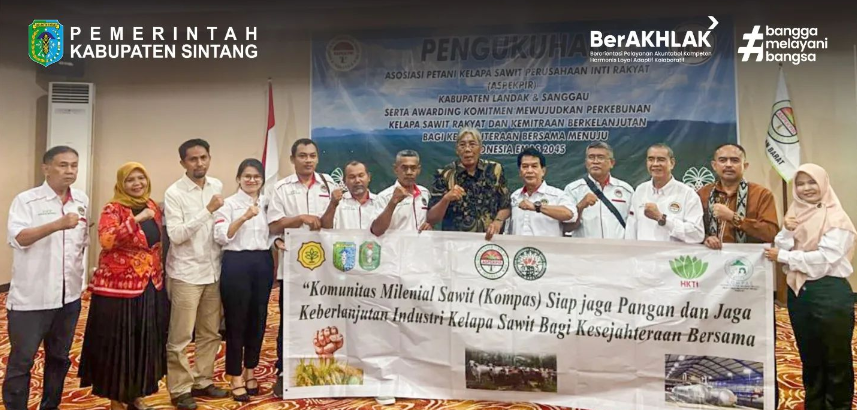 Bupati Sintang Terima Penghargaan Dari ASPEKPIR Provinsi Kalimantan Barat