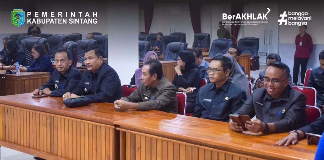 Wakil Bupati Sintang Hadiri Rapat Paripurna ke-6 Masa Persidangan DPRD Kabupaten Sintang