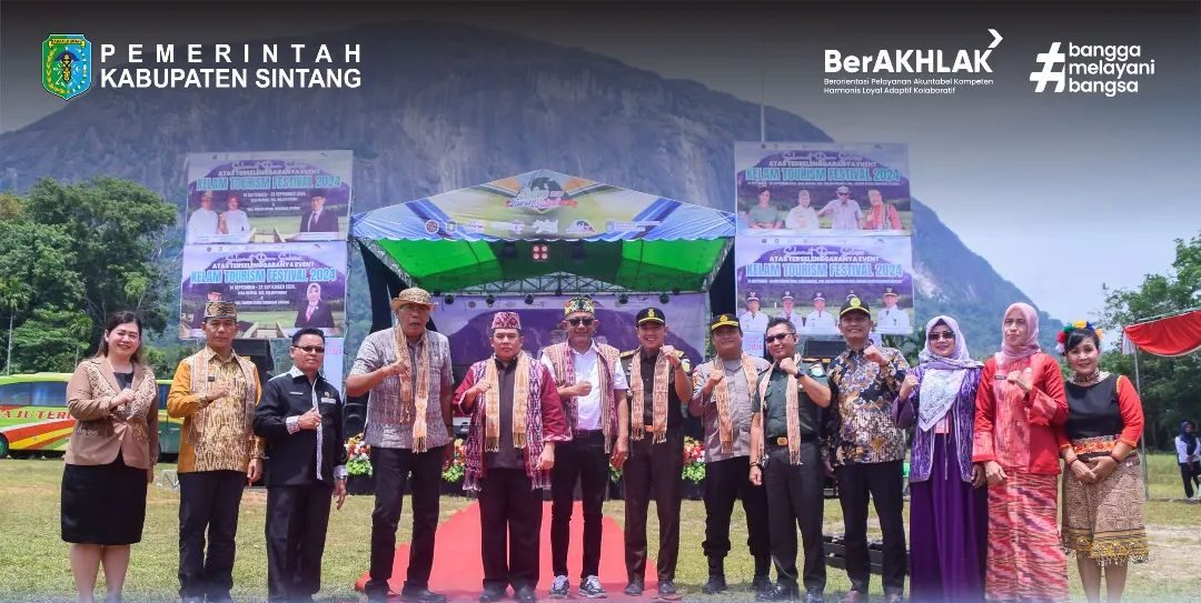 Pembukaan Kelam Tourism Festival dan Pameran Pembangunan Tahun 2024 di Kabupaten Sintang