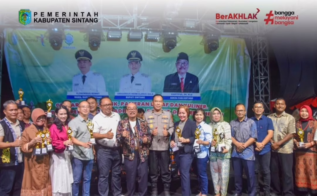 Penutupan Gebyar Musik Etnik Pameran Ekraf dan Kuliner Dalam Rangka Hari Jadi ke-663 Kota Sintang